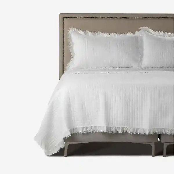 Cubrecama Stone 2 Plazas Blanco Rosen