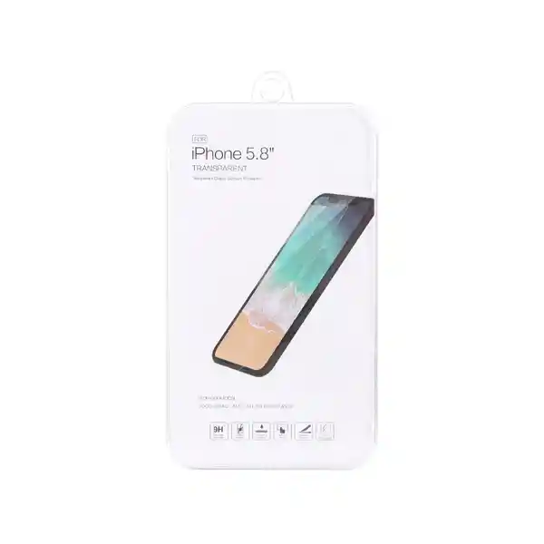 Miniso Mica De Cristal Templado Para Iphone 5.8 Pulgadas Transparente