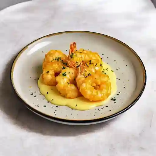 Camaron - queso crema - wakame