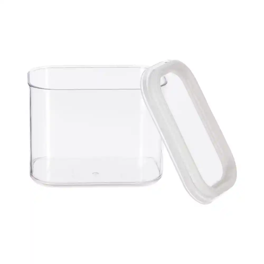 Casaideas Canister Plástico Con Tapa a Presión 1000 mL