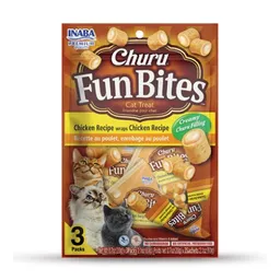 Snack Gatos Churu Fun Bites Pollo 60gr