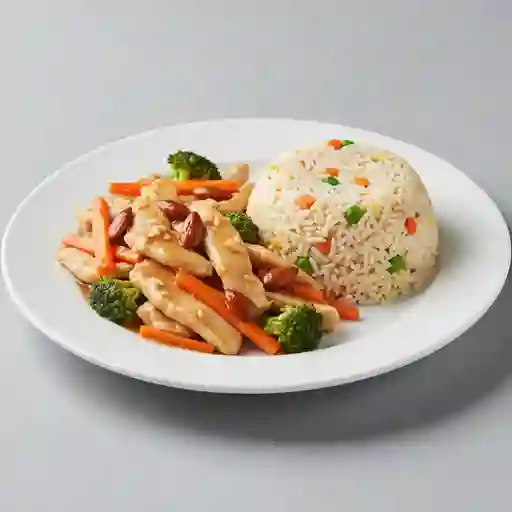 Pollo chiten con arroz