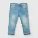 Jean Clásico Bebé Niño Light Denim Talla 3/6M Colloky