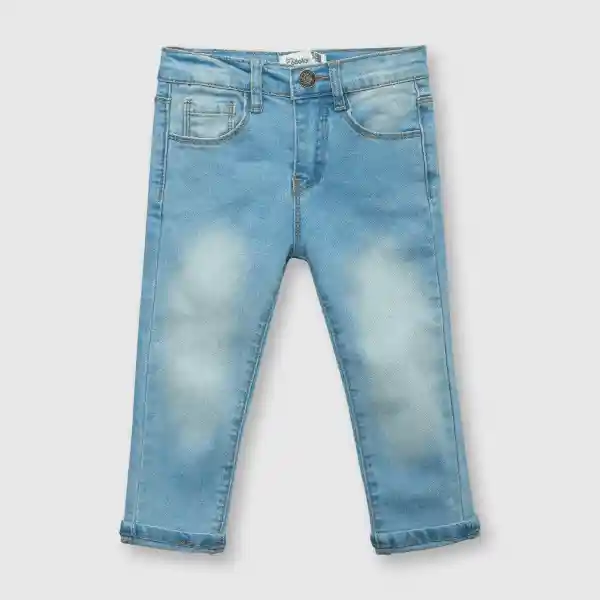 Jean Clásico Bebé Niño Light Denim Talla 3/6M Colloky