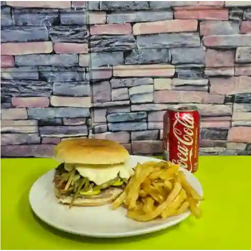 Combo 3, 1 Churrasco Chacarero+papas Fri