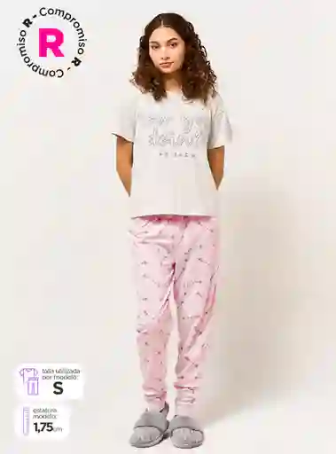 Friends Pijama Manga Corta Joger Friends Grmel Talla L V25