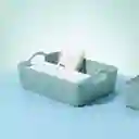 Miniso Cesto Para Almacenamiento Con Mango Trenzado Plástico