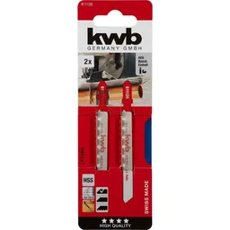 KWB hoja de sierra caladora para metal te118g (diente 0.7 mm)