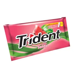 Trident Chicle Sabor Sandia sin Azúcar