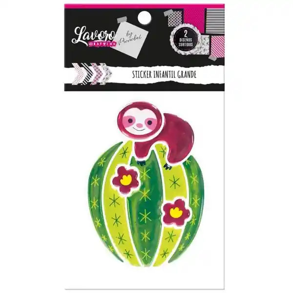 Lavoro Sticker Scrapbook Infantil Grande 507274