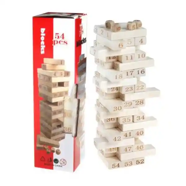 Torre Dimeiggs Juego de Mesa de Madera 25 x 25 cm 507839