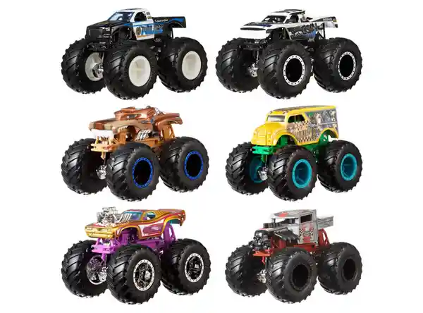 Hot Wheels Juguete Monster Trucks Escala 1: 64