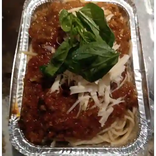 Fideos Salsa Bolognesa