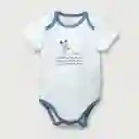 Body de Bebé Corto Disney Niño Blanco Talla 3M Opaline