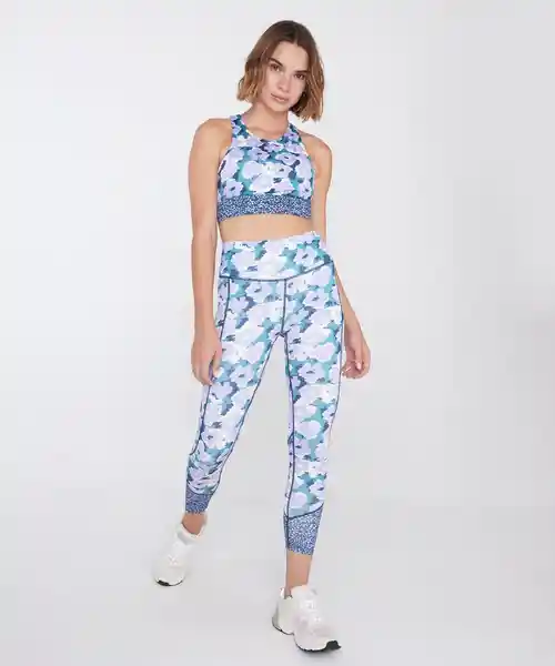 Peto Deportivo Active Halter Windy Flowers Talla L Lounge