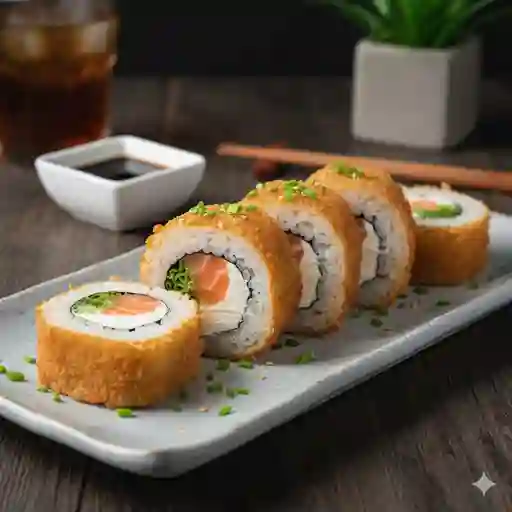 Rolls Fritos de Salmón