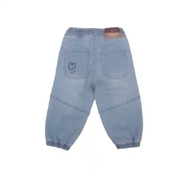 Jeans Bebe Niña Celeste Pillin 3 M