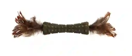 Gigwi Juguete Catnip Con Dos Lados de Pluma Natural Café