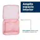 Organizador de Viaje Plegable 4 Espacios Rosa Miniso