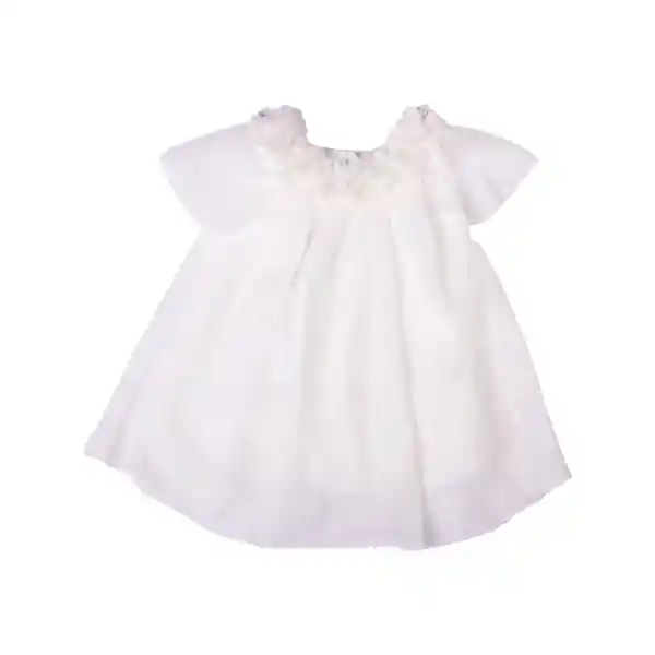 Vestido Bebe Niña Blanco Pillin 24 M