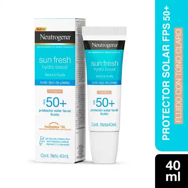 Neutrogena Protector Solar Sun Fresh Fps 50 Tono Claro