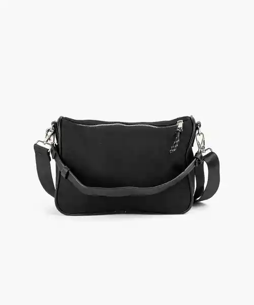 Lounge Cartera Nylon Cruzada Doble Strap Negro