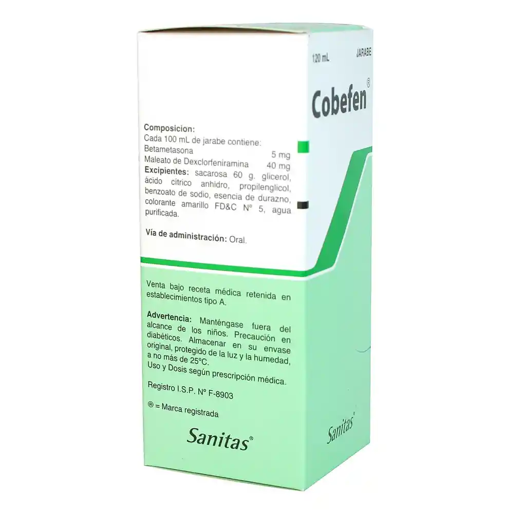 Cobefen Jarabe (5 mg / 40 mg)