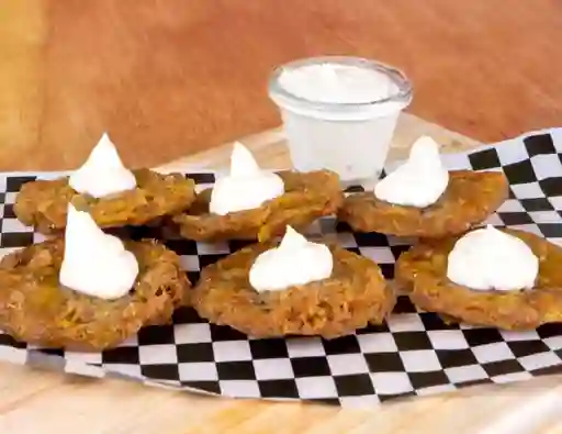 6 MINI DE TOSTONES CON NATA