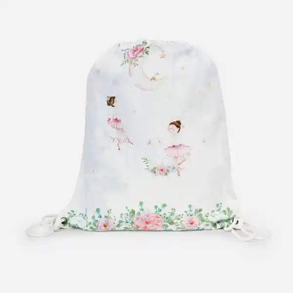 Funda Plumón Algodón Kids Reversible Ballet 1 Plaza Rosen