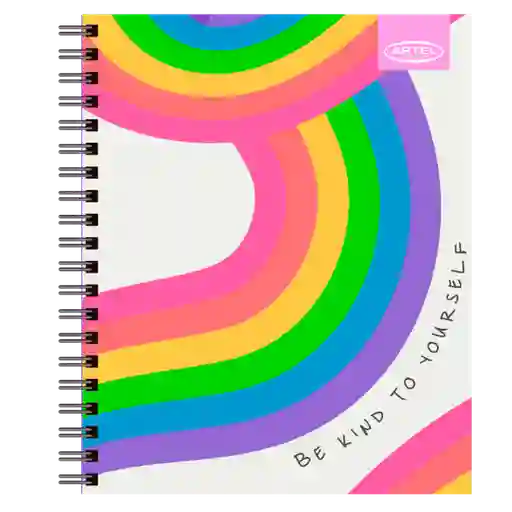 Artel Cuaderno Universal Arcoiris Flúor de 100 Hojas