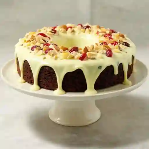 Pan de pascua c/baño blanco