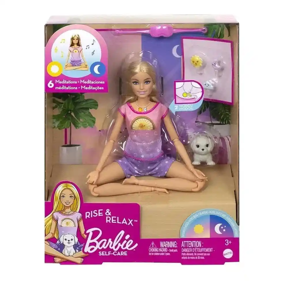 Barbie Muñeca Medita Conmigo Día y Noche