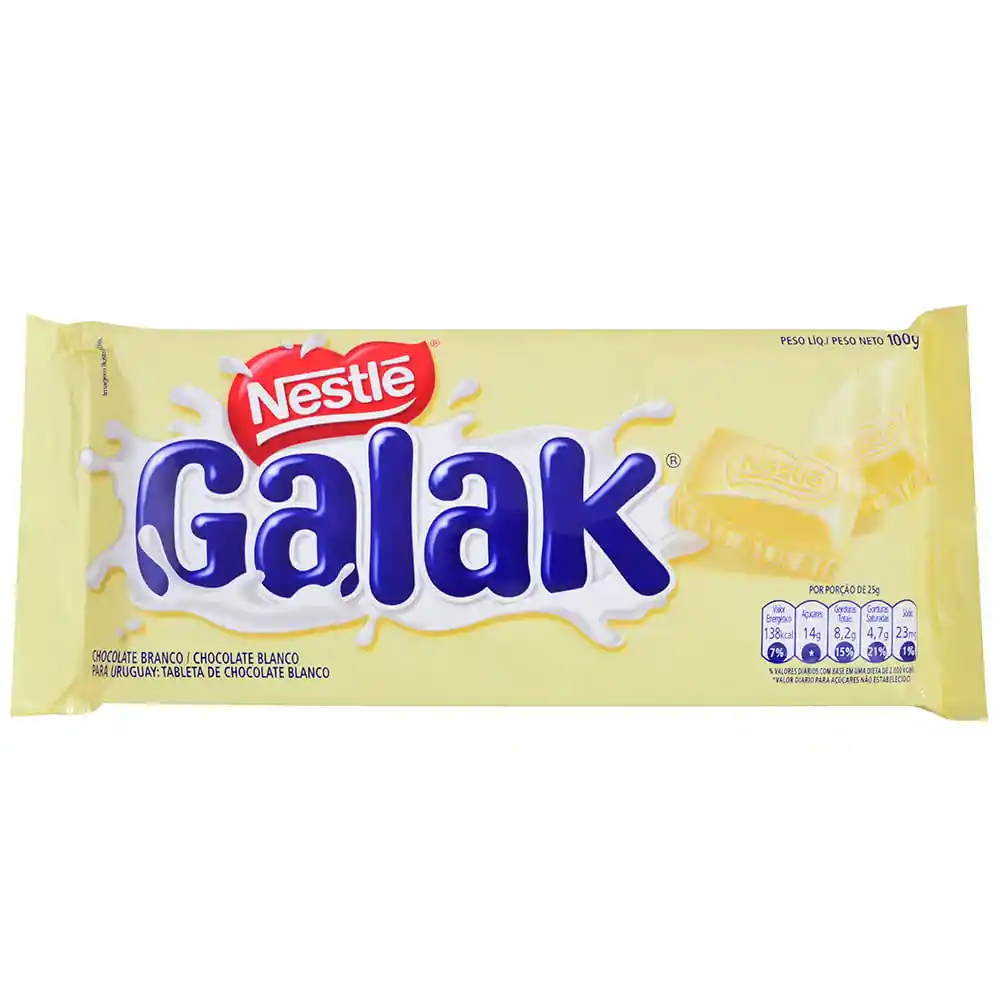 Galak Tableta de Chocolate Blanco