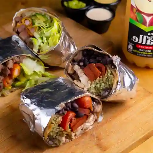 Promo Burritos 3 y Bebida 1.5 Lts