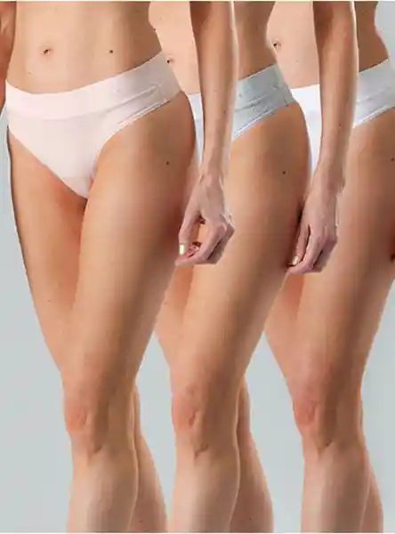 Flores Pack de Calzón Blanco S L25005