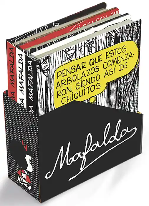 Set Mini Cuadernos Con Caja Mafalda 1 Aterrizaje