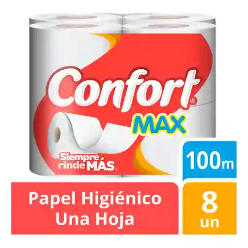 Confort Papel Higiénico Max Hoja Simple