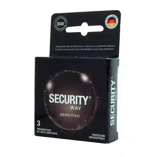 Sensitivo Preservativos Y Accesorios Security X3