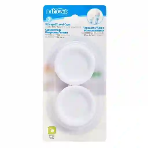 Dr. Browns Tapa de Viaje Para Mamaderas Boca Ancha - 680