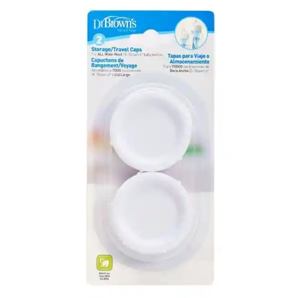 Dr. Browns Tapa de Viaje Para Mamaderas Boca Ancha - 680