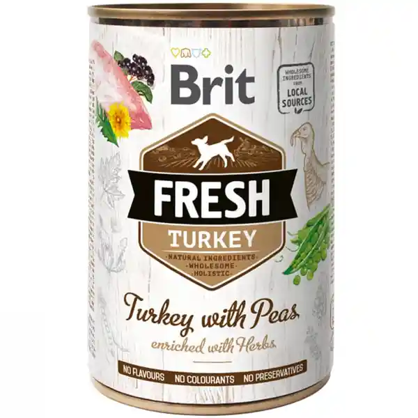 Brit Fresh Pate Turkey And Peas
