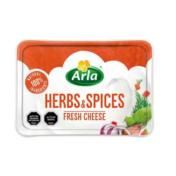 Arla Queso Crema Hierbas y Especias