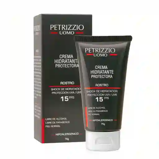 Petrizzio Crema Facial Hidratante Uomo Protectora FPS 15