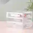 Miniso Organizador Con 3 Cajones, Transparente, Chico