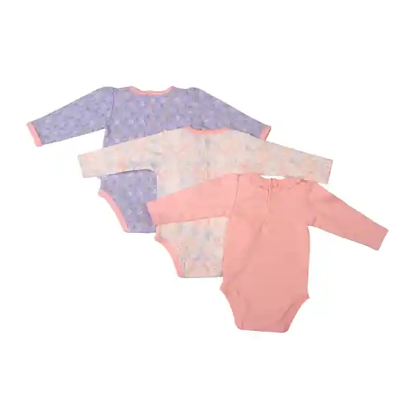 Set 3 Pzas Body Niña Multicolor Pillin 3 M