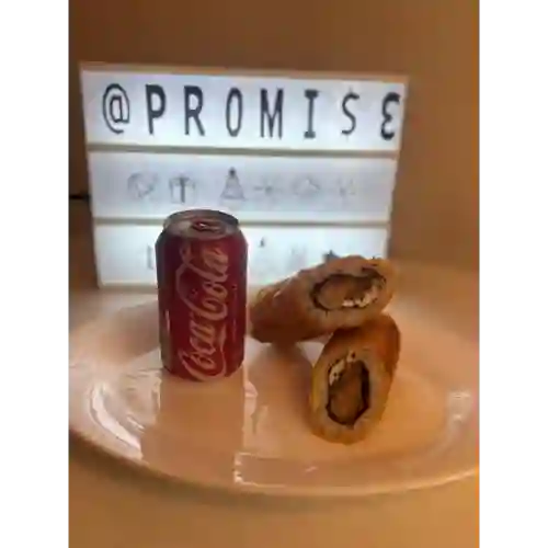 Handroll Pollo + Bebida Lata 350 Cc