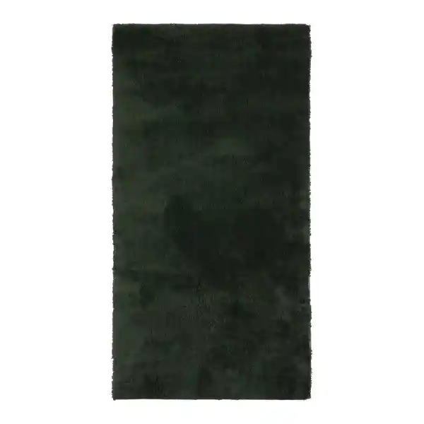 Alfombra Lisa Negra 70 x 140 cm