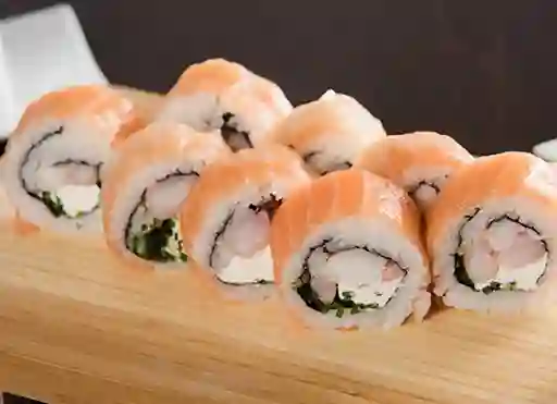 Sake rol salm 10 piezas