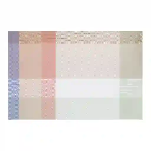 Individual Plástico Metal Cuadros Casaideas