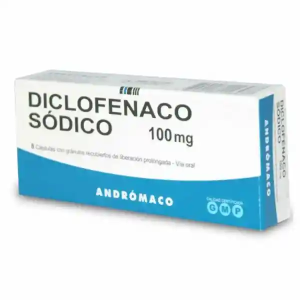 Andrómaco Vía Oral Diclofenaco Sódico (100 mg)